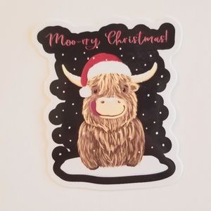10/$10 Moo-rry Christmas Sticker